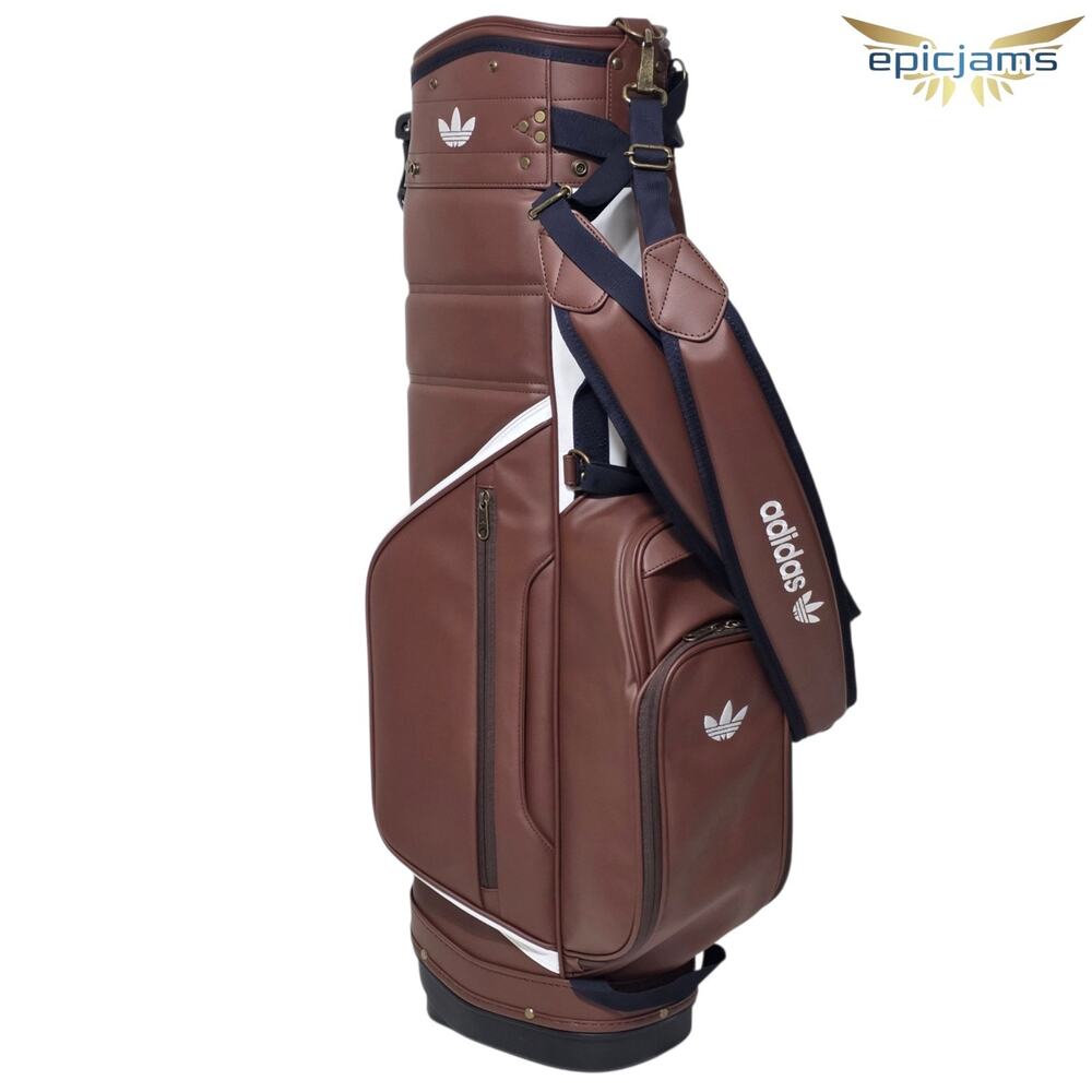 Adidas Originals Golf Carry Stand Bag 5-way Top 2025 Supplier Colour Compact New